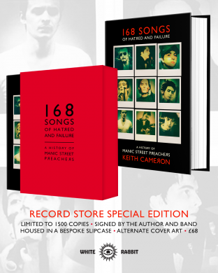 SIGNED 168 Songs of Hatred and Failure. The History Of Manic Street Preachers by Dan Cameron